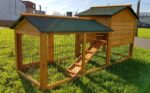 XXL Rabbit Hutch – Smokey Natural Design – Fox Resistant - Image 4