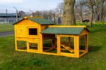 6ft Rabbit Hutch – Natural Wood Design – Fox Resistant