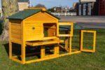 Rabbit Hutch 5ft Long – Smokey Natural Design - Image 3