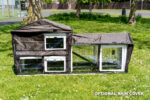 5ft Long Rabbit Hutch – Smokey Grey - Image 10