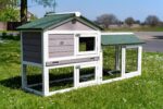 5ft Long Rabbit Hutch – Smokey Grey