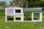 5ft Long Rabbit Hutch – Smokey Grey - Image 2