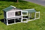 5ft Long Rabbit Hutch – Smokey Grey - Image 4