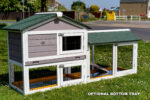 5ft Long Rabbit Hutch – Smokey Grey - Image 9