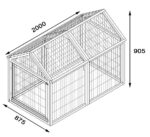 Standalone Fox-Resistant Rabbit & Chicken Run - Image 3