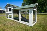 6ft Rabbit Hutch – Smokey Grey Design – Fox Resistant