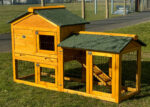 Rabbit Hutch 5ft Long – Smokey Natural Design - Image 2