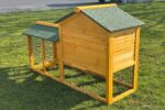 Rabbit Hutch 5ft Long – Smokey Natural Design - Image 6