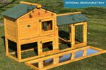 Rabbit Hutch 5ft Long – Smokey Natural Design - Image 8