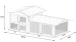 Shadow XL Green Rabbit Hutch - Image 13