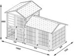 Shadow XXL Grey Rabbit Hutch - Image 10
