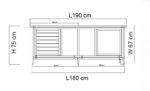 Thumper Green XL Rabbit Hutch with Run - Image 6