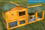 Wider Shadow XXL Natural Rabbit Hutch - Image 11