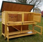 Classic XL Natural 2 Tier Large Rabbit Hutch
