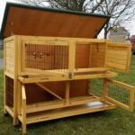 Classic XL Natural 2 Tier Large Rabbit Hutch