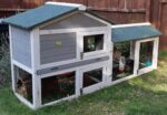 Shadow XL Grey Rabbit Hutch - Image 2