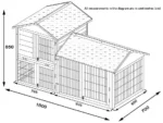 XXL Rabbit Hutch – Smokey Natural Design – Fox Resistant - Image 9