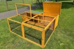 Thumper Natural XL Rabbit Hutch with Run - Image 4
