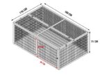Thumper Natural XL Rabbit Hutch with Run - Image 7